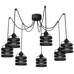 Lampa wisząca LARS BLACK 7xE27