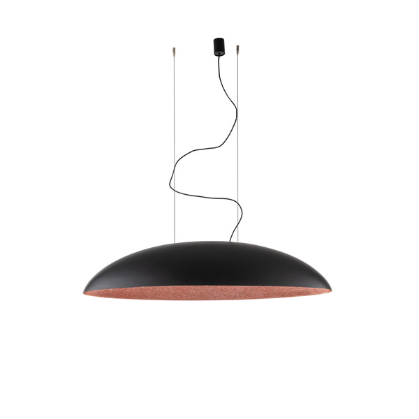 Lampa wisząca CANOE dł. 117cm 40W 5xE27 | czarny/miedziany 10322