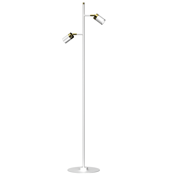 Lampa podłogowa JOKER WHITE/GOLD 1xGU10