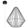 Lampa Wisząca DEMI Czarna Stal, E27 60W, SL.0298