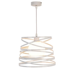 Lampa wisząca AKITA LEDEA, 50101042, biała, 1x40W E27