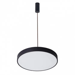 ,Lampa wisząca okrąg Italux ORBITAL czarny,, 60W LED,, barwa ciepła 3000K,, średnica 60cm,