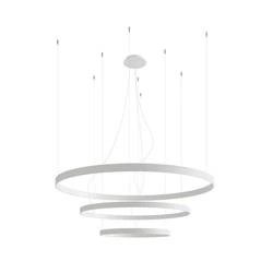 Nowoczesna lampa wisząca RIO 3, biała, 150W LED, barwa ciepła 3000K, TH.215