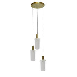 Lampa wisząca Tirana 3xE27 biała LP-945/3P WH