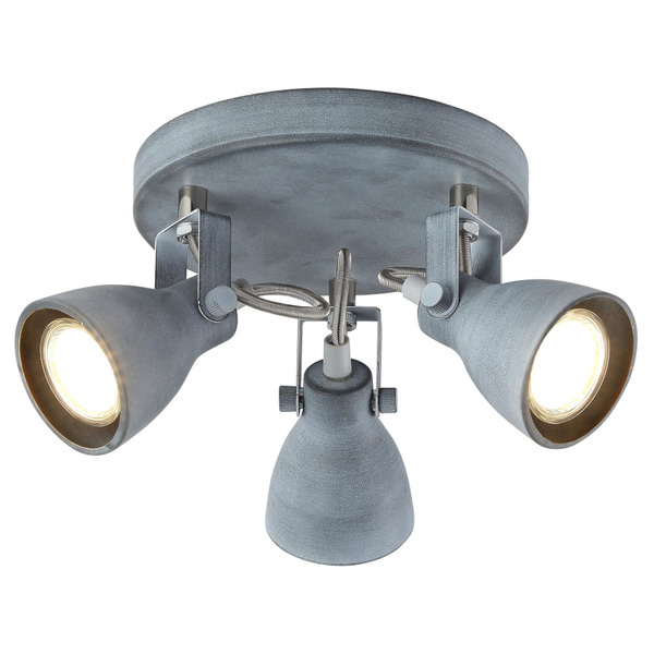 Lampa sufitowa ASH plafon 98-64325 3xGU10 szary mat