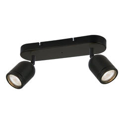 Lampa sufitowa PORTER, ML7643, czarna, 2x8W GU10, IP44