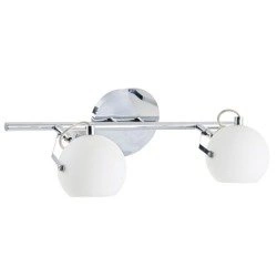 Lampa listwa 2 pkt białe kule 42cm 2760228