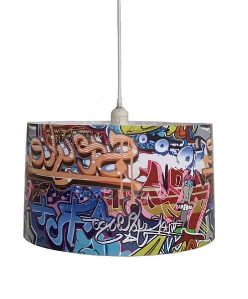 Lampa wisząca Graffiti Style, 1x60W E14