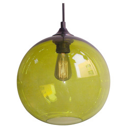 Lampa wisząca EDISON 31-29546 klosz zielony + żarówka 60W E27