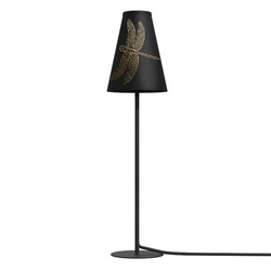 Lampa stołowa TRIFLE BLACK 44cm G9 | czarny/złoty 8077