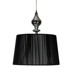 GILLENIA LAMPA WISZĄCA 1X60W E27 CZARNY