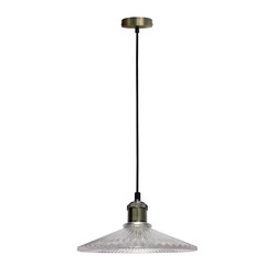 Lampa wisząca CHESTER LEDEA, 50101271, patynowy/bezbarwny, 1x40W E27