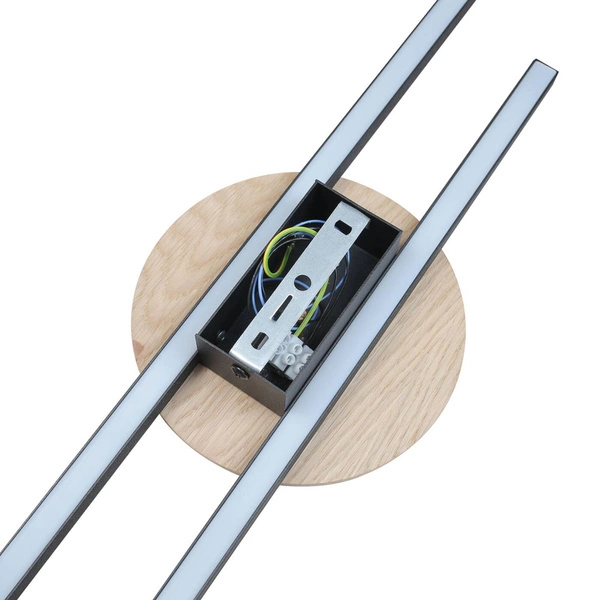 JAVA BLACK WOOD KINKIET 2 PŁ 1369