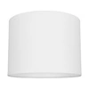 Abażur Cylinder E27 H0 Biała Tkanina A0584