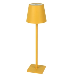 Lampa stołowa akumulatorowa ściemnialna TAZA CCT DIMM 3,5W 400lm IP54 | ŻÓŁTA