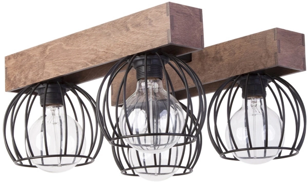 Lampa sufitowa MILAN 4 PLAFON brązowy 31575