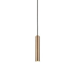 Lampa wisząca zwis tuba rurka EYE BRASS L mosiądz śr. 5,5cm 8800