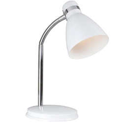 Lampa stołowa CYCLONE E14 15W Metal | Biały