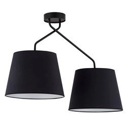 Lampa sufitowa LIZBONA 2 PLAFON czarny 32115