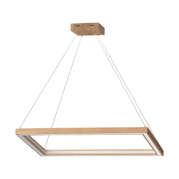 Legno Lampa Wisząca "In&Down" 2xLED 24V Zintegrowane 66W Dąb Olejowany