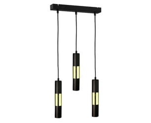 Lampa wisząca 3xGU10 MAGNUM BLACK/GOLD