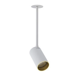 Lampa punktowa podtynkowa MONO SURFACE LONG S 29cm GU10 | biały/złoty 7676