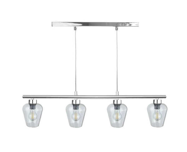 Lampa wisząca 4xE27 FLOS SILVER LONG