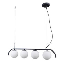 Lampa wisząca CARIMI dł. 90cm 4xG9 | czarny