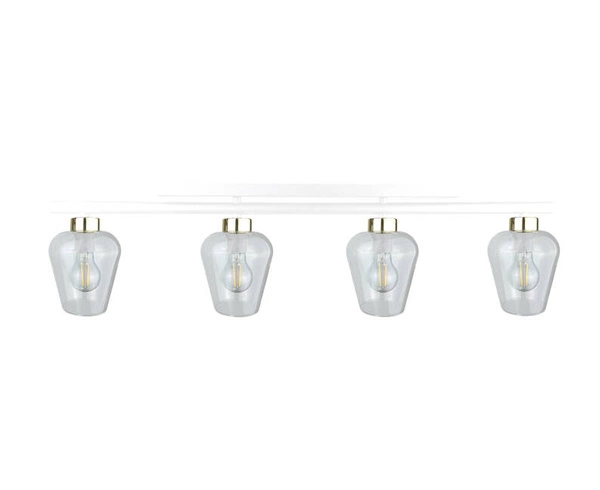 Lampa sufitowa 4xE27 FLOS WHITE/GOLD