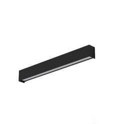 Kinkiet STRAIGHT WALL LED BLACK S 62cm T8 11W ciepła 3000K | czarny 7596