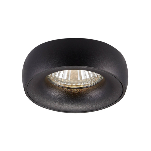 Lampa sufitowa podtynkowa reflektor MOONING SL GU10 śr. 8cm | czarny