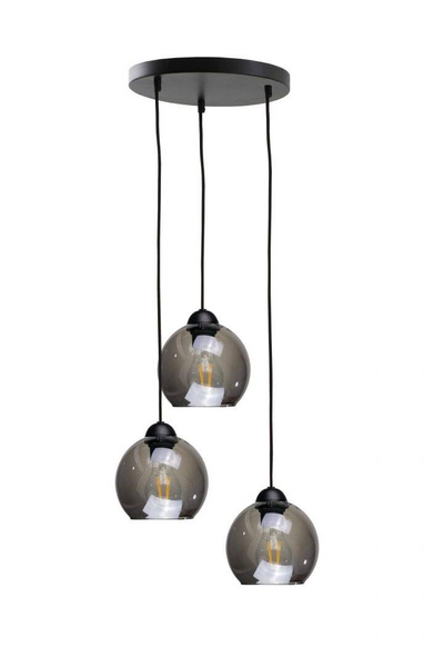 Lampa wisząca 3xE27 YUNO  BLACK