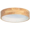 Plafon LED 16W Okrągły 40cm Naturalne Drewno 3 Barwy Świecenia CCT Abruzzo Vero