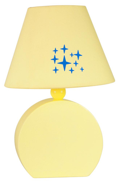 Lampka stołowa OFELIA 41-62492 żółta 1x40W E14 do dziecięcego pokoju