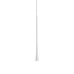 Lampa wisząca nowoczesna sopel ENZA 7W ciepła 3000K biały śr. 3,2cm