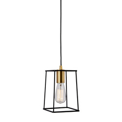 Lampa wisząca Alanis dł. 14.5cm E27 | czarny