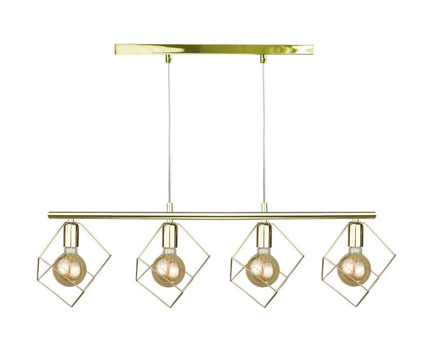 Lampa wisząca 4xE27 ARNICA GOLD LONG