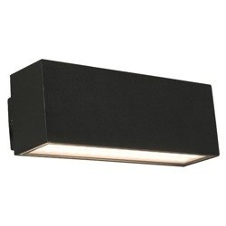 Kinkiet zewnętrzny UNIT LED czarny szer. 18cm