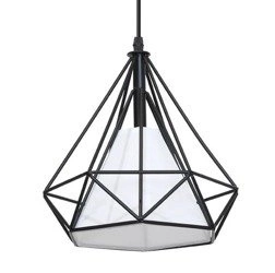 Lampa wisząca z drutu TRIANGOLO 25cm