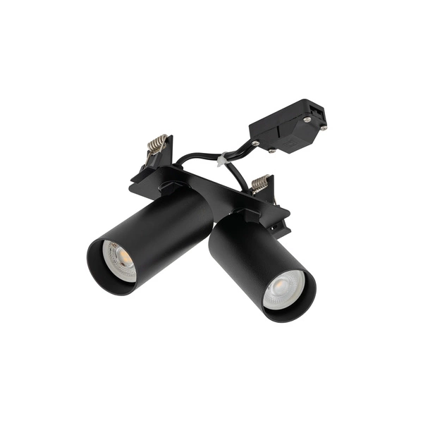 Lampa podtynkowa FOURTY SURFACE 2x miniGU10 dług.11cm szer.4.5cm wys.4.3cm | Czarny 11442