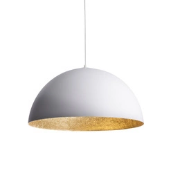 Lampa wisząca SFERA biało - złota 35cm