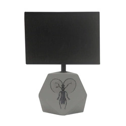 Lampa gabinetowa/stołowa/nocna ANIMI 41-79930 szary/czarny 1x40W E14