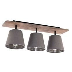 Lampa sufitowa AWINION III drewno nowość 9717