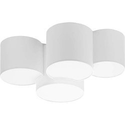 Nowoczesna lampa sufitowa MONA WHITE 3442 4xE27