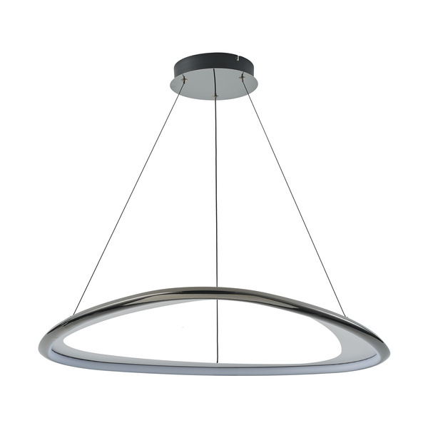 MD3888-1L-3BCT GETAFE LAMPA WISZĄCA CZARNY CHROM/BLACK CHROME