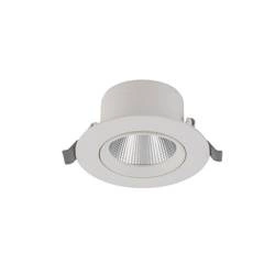 Lampa podtynkowa EGINA LED szer. 11cm 10W barwa ciepła 3000K | biały 10551