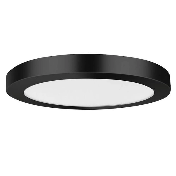 Plafon YORK śr. 33cm I czarny I 24W LED, barwa neutralna 4000K