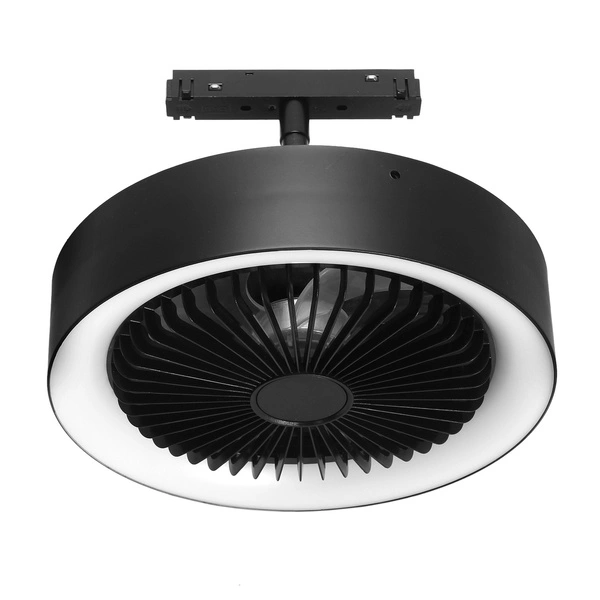 Lampa LED ring wiatrak do szyn magnetycznych 12W 48V 4000K  DIMM + Pilot | Czarny