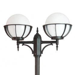 Lampa masztowa KULE Z KOSZYKIEM 250 OGMWN 2 KPO 250 latarnia | czarna