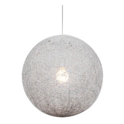 Lampa wisząca CARUBA 30 cm 31-26944 biała 1x60W E27